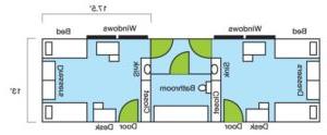 RTC Residence Hall Floor Plan